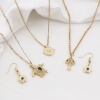 Picture of Brass Charms Gold Plated Sea Turtle Animal Flower