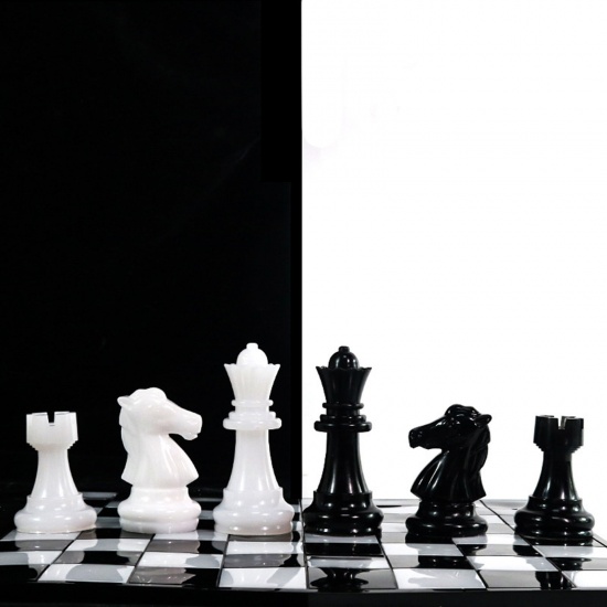 シリコーン シリコン型・モールド 碁盤 チェス 白 1 個 の画像