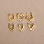 Picture of Eco-friendly Vacuum Plating Stylish Simple 18K Real Gold Plated 304 Stainless Steel Heart Pentagram Star Hoop Earrings For Women Back to School