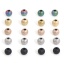 Picture of Eco-friendly Vacuum Plating 304 Stainless Steel Beads For DIY Jewelry Making Round Multicolor Sparkledust 6mm Dia.