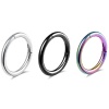 Picture of 316 Stainless Steel Nose Ring Hoops Body Piercing Jewelry Round