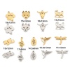 Picture of 201 Stainless Steel Charms Multicolor Snake Animal Dragonfly Hollow