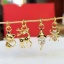 Immagine di Ottone Carino Charms 14k Vero Oro Placcato 1 Pz