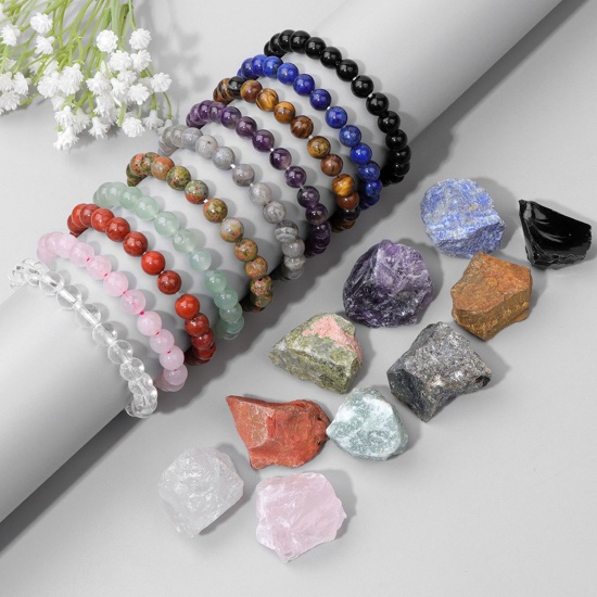 Immagine di Pietra Stile Bohemien Bracciali Delicato bracciali delicate braccialetto in rilievo Multicolore Elastico 1 Serie