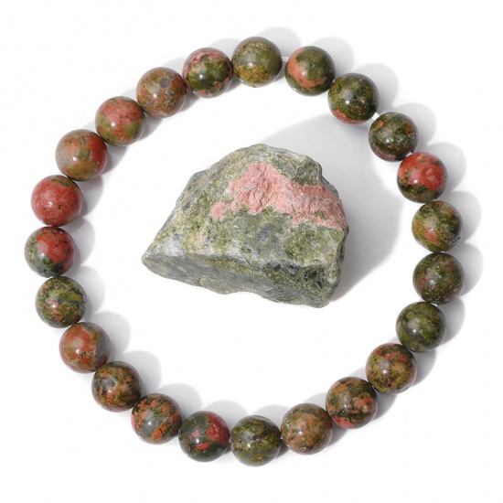 Picture of Stone Boho Chic Bohemia Dainty Bracelets Delicate Bracelets Beaded Bracelet Multicolor Elastic
