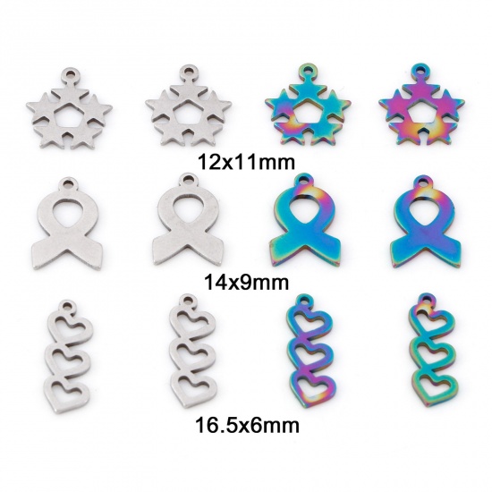 Bild von 201 Edelstahl Charms 10 Stück