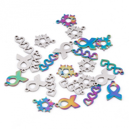 Bild von 201 Edelstahl Charms 10 Stück