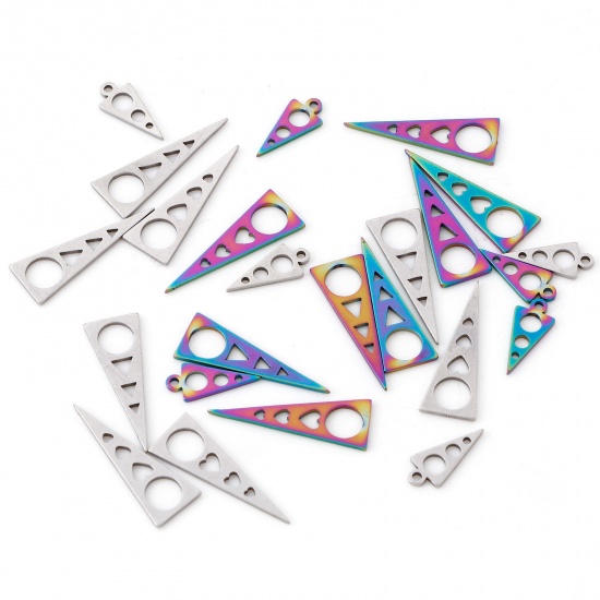 Picture of 201 Stainless Steel Geometry Series Charms Hollow