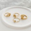Immagine di Placcatura Sottovuoto Ecologica Semplice & Casual Insetto 18K Vero Oro Placcato 304 Acciaio Inossidabile Non Regolabile Farfalla Ape Anello Per Donne Festa 1 Pz