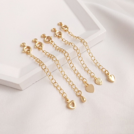 Picture of Brass Extender Chain 14K Real Gold Plated 6.5cm