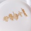 Picture of Brass Pendants 14K Real Gold Plated Leaf