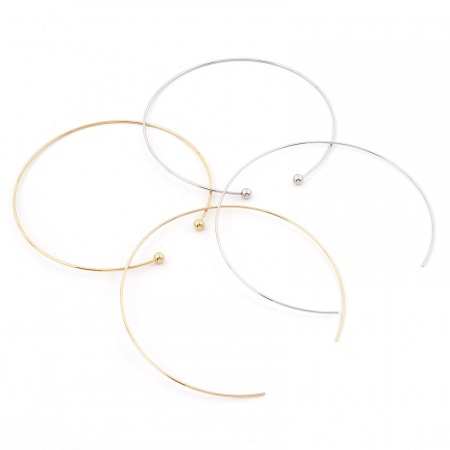 Eco-friendly 304 Stainless Steel Necklace Multicolor Round