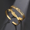 Picture of 304 Stainless Steel Customized Name Bracelets Personalized Letter Charm Pendant