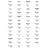 Picture of 304 Stainless Steel Customized Name Bracelets Personalized Letter Charm Pendant