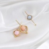 Picture of Brass Beads Frames Rhombus S Pattern Real Gold Plated