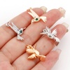 Picture of Brass Charms Real Gold Plated Hummingbird