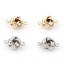 Immagine di Ottone Pendenti Charms Connettori Accessori Nodo Vero Oro Placcato 3D 13mm x 8mm, 2 Pz
