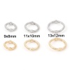 Picture of Brass Beads Frames Circle Ring Dot Real Gold Plated