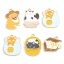 Picture of Zinc Based Alloy Pendants Gold Plated Multicolor Cat Animal Enamel