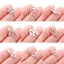 Immagine di 304 Acciaio Inossidabile Collezione Flora Charms Foglia Filigrana 3 Pz