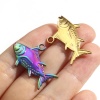 Picture of 304 Stainless Steel Charms Multicolor Fish Animal Seahorse