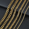 Picture of 304 Stainless Steel Cuban Link Chain Necklace For DIY Jewelry Making