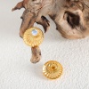 Immagine di Ipoallergenico Semplice & Casual Elegante 18K Oro riempito 304 Acciaio Inossidabile Tondo Spirale Orecchini a Perno Per Donne 1 Paio