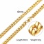 Picture of 304 Stainless Steel Curb Link Chain Necklace For DIY Jewelry Making Multicolor
