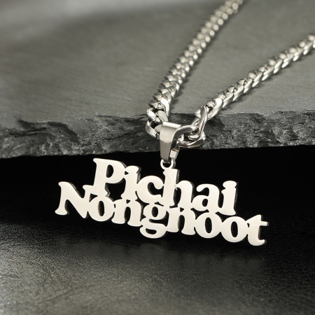 304 Stainless Steel Customized Name Necklace Personalized Letter Charm Pendant