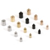 Image de Embouts pour Cordons en 304 Acier Inoxydable Colonne Multicolore 10 Pcs