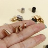 Image de Embouts pour Cordons en 304 Acier Inoxydable Colonne Multicolore 10 Pcs