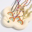 Imagen de Stylish Pendant Necklace Gold Plated Rainbow