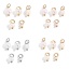 Picture of 316 Stainless Steel Baroque Charms Irregular Shell Imitation Pearl 3mm-5mm