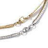Bild von 304 Edelstahl Omegakette Choker Halskette 45.5cm lang, 1 Strang