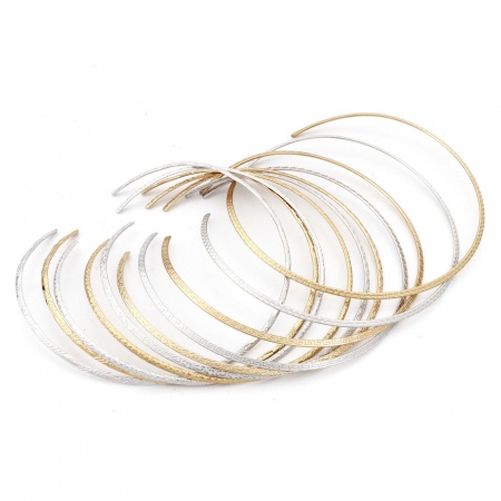 304 Stainless Steel Handmade Link Chain Collar Neck Ring Necklace 42cm(16 4/8") long