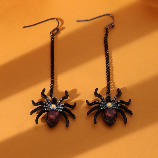 Picture of Gothic Earrings Silver Tone Halloween Ghost Halloween Pumpkin Man