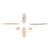 Immagine di Ottone Pendenti Charms Connettori Accessori Vero Oro Placcato 2 Pz