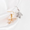 Picture of Brass Pendants Real Gold Plated Leaf 3D