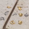 Picture of 201 Stainless Steel Charms Pigeon Animal Shell Hollow