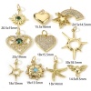 Picture of Brass Charms 18K Real Gold Plated