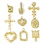 Picture of Brass Charms 18K Real Gold Plated