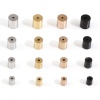 Picture of 304 Stainless Steel Cord End Caps For Necklace Bracelet Jewelry Making Cylinder