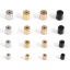 Picture of 304 Stainless Steel Cord End Caps For Necklace Bracelet Jewelry Making Cylinder
