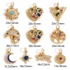 Picture of Brass Charms 18K Real Gold Plated