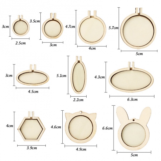 Picture of Wood Embroidery Hoop Natural