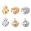Picture of Brass Valentine's Day Charms Real Gold Plated Heart