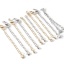 Immagine di Ottone Estensione Catene Vero Oro Placcato Con Aragosta Fermagli Fibbia 2 Pz