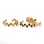 Immagine di Placcatura Sottovuoto Ecologica Elegante Stile Ins 18K Vero Oro Placcato 304 Acciaio Inossidabile & Zircone Cubico Aperto A Forma di Lettera S Anello Per Donne 1 Pz
