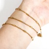 Bild von 304 Edelstahl Gliederkette Kette Halskette 40cm lang, 1 Strang