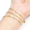 Picture of 304 Stainless Steel Lips Chain Necklace For DIY Jewelry Making 40cm(15 6/8") long